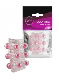 Прозрачная сквозная насадка на пенис с цветными шариками - Erowoman-Eroman - в Северске купить с доставкой