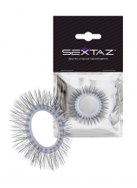 Круглое эрекционное кольцо с «ресничками» - Sextaz - в Северске купить с доставкой