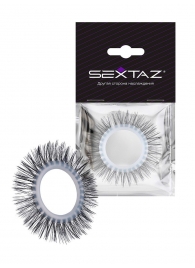 Круглое эрекционное кольцо с длинными «ресничками» - Sextaz - в Северске купить с доставкой
