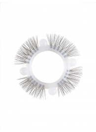 Эластичное кольцо с «ресничками» и 4 шариками - Sextaz - в Северске купить с доставкой