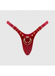 Красный пояс для фиксации насадок Strap-On-Me Leatherette Harness Fabulous - Strap-on-me - купить с доставкой в Северске