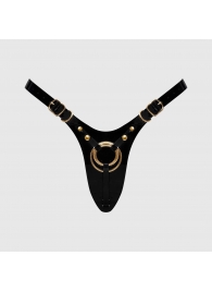 Черный пояс для фиксации насадок Strap-On-Me Leatherette Harness Fabulous - Strap-on-me - купить с доставкой в Северске