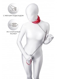 Красный ошейник с подкладкой из меха - ToyFa - купить с доставкой в Северске
