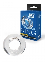 Прозрачное эрекционное кольцо-бублик - Sex Expert - в Северске купить с доставкой