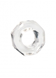 Прозрачное эрекционное кольцо в форме гайки - Sex Expert - в Северске купить с доставкой