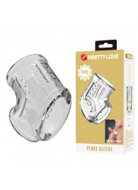 Прозрачная насадка на пенис и мошонку - Baile - в Северске купить с доставкой