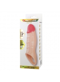 Телесная удлиняющая насадка на пенис Darnel - Baile - в Северске купить с доставкой