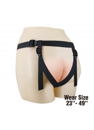 Черные трусики харнесс с платформой Caludio I - Baile - купить с доставкой в Северске