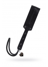 Черный кожаный пэддл - 32 см. - Pecado - купить с доставкой в Северске