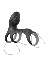 Черная насадка на пенис Ultimate Couples Cage Pro - Pipedream - в Северске купить с доставкой