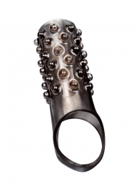 Дымчатая насадка на пенис с выпуклостями - 12 см. - Sex Expert - в Северске купить с доставкой