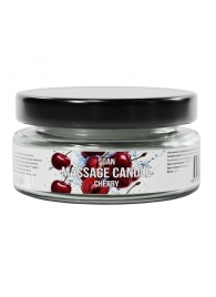 Массажная свеча «Спелая вишня» - 50 мл. - SGAN - купить с доставкой в Северске