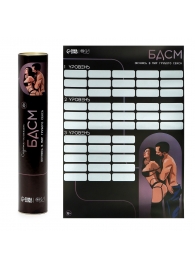 Плакат для двоих со скретч-слоем «БДСМ» - Сима-Ленд - купить с доставкой в Северске