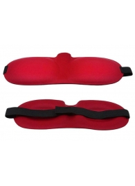 Красная глухая маска на резинке - Sitabella - купить с доставкой в Северске