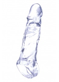 Прозрачная насадка-удлинитель Length Enhancer с подхватом - 16 см. - NMC - в Северске купить с доставкой