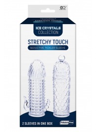 Набор из 2 прозрачных насадок на член Seductive Tickler Sleeves Set - NMC - в Северске купить с доставкой