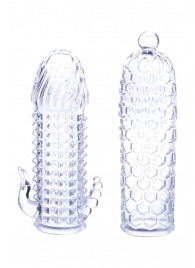 Набор из 2 прозрачных насадок на член Seductive Tickler Sleeves Set - NMC - в Северске купить с доставкой