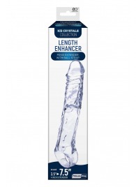 Прозрачная насадка-удлинитель Length Enhancer с подхватом - 22,3 см. - NMC - в Северске купить с доставкой