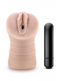 Телесный мастурбатор-вагина Ayumi с вибрацией - Blush Novelties - в Северске купить с доставкой
