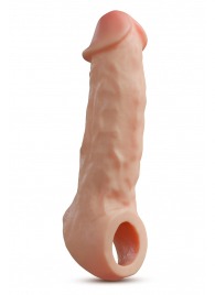Телесная насадка-удлинитель Intrepid 9.25 Inch Realistic Penis Extender Sleeve - 23,5 см. - Blush Novelties - в Северске купить с доставкой