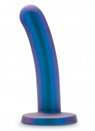 Синяя насадка с гладкой поверхностью Surrender 5.75 Inch Intermediate Pegging Dildo - 14,6 см. - Blush Novelties - купить с доставкой в Северске