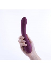 Фиолетовый вибратор Selove CurveRush для симуляции точки G - 20,3 см. - Selove
