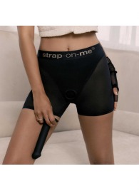 Трусики-шорты для фиксации насадок Strap-on-me Harness Lingerie Halo - size XS - Strap-on-me - купить с доставкой в Северске