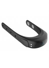 Черное эрекционное виброкольцо на ремешках - Boys of Toys - в Северске купить с доставкой