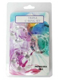 Набор из 3 эрекционных прозрачных колец - Boys of Toys - в Северске купить с доставкой