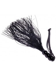 Черная силиконовая плетка - 25,4 см. - Boys of Toys - купить с доставкой в Северске