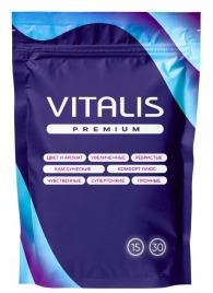 Супертонкие презервативы VITALIS Premium Super Thin - 15 шт. - Vitalis - купить с доставкой в Северске