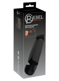 Черный вибромастурбатор с трехточечной стимуляцией Penis Trainer with 3 Point Stimulation - Orion - в Северске купить с доставкой