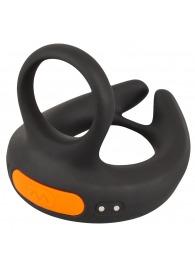 Черный вибростимулятор мошонки RC Scrotum Stimulator with Vibration - Orion - в Северске купить с доставкой