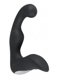 Черный перезаряжаемый стимулятор простаты с вибрацией - 14,6 см. - Orion - в Северске купить с доставкой