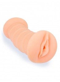 Телесный двусторонний мастурбатор с вибропулей и эрекционными кольцами в комплекте - Sexy Girl - в Северске купить с доставкой