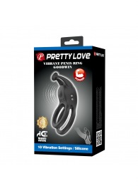 Черное перезаряжаемое виброкольцо Goodwin - Baile - в Северске купить с доставкой