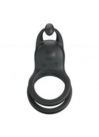 Черное перезаряжаемое виброкольцо Goodwin - Baile - в Северске купить с доставкой