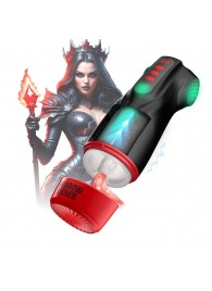 Интерактивный мастурбатор Raven с вакуумом, вибрацией и подсветкой - Shots Media BV - в Северске купить с доставкой