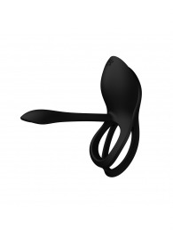 Черное эрекционное виброкольцо Bayek с пультом ДУ - Zalo - в Северске купить с доставкой