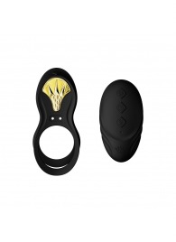 Черное эрекционное виброкольцо Bayek с пультом ДУ - Zalo - в Северске купить с доставкой