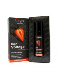Жидкий вибратор Orgie High Voltage Strawberry - 15 мл. - ORGIE - купить с доставкой в Северске