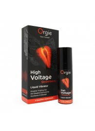 Жидкий вибратор Orgie High Voltage Strawberry - 15 мл. - ORGIE - купить с доставкой в Северске