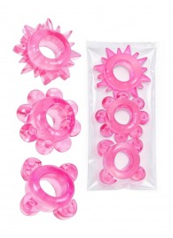 Комплект из 3 розовых эрекционных колец - Erowoman-Eroman - в Северске купить с доставкой