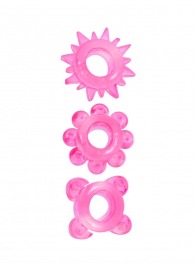 Комплект из 3 розовых эрекционных колец - Erowoman-Eroman - в Северске купить с доставкой