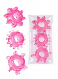 Комплект из трех розовых эрекционных колец - Erowoman-Eroman - в Северске купить с доставкой