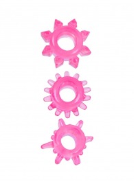 Комплект из трех розовых эрекционных колец - Erowoman-Eroman - в Северске купить с доставкой