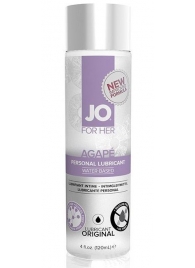 Женский лубрикант на водной основе JO AGAPE LUBRICANT ORIGINAL - 120 мл. - System JO - купить с доставкой в Северске