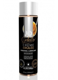 Лубрикант с ароматом крем-брюле JO GELATO CREME BRULEE - 120 мл. - System JO - купить с доставкой в Северске