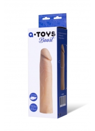 Реалистичная насадка с ярко выраженной головкой - 16,5 см. - A-toys - в Северске купить с доставкой