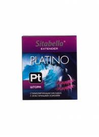 Стимулирующая насадка со спиралью из усиков Platino  Шторм - Sitabella - купить с доставкой в Северске